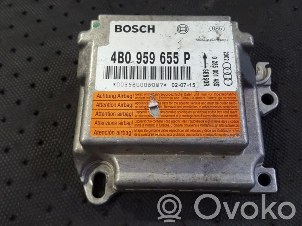 Audi A6 S6 C5 4B Centralina/modulo airbag 