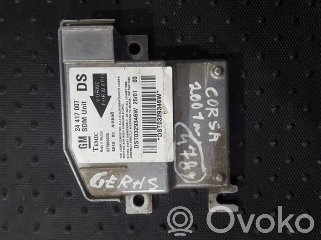 Centralina/modulo airbag   327963935,DST0329346W,327963935,DST0329346W