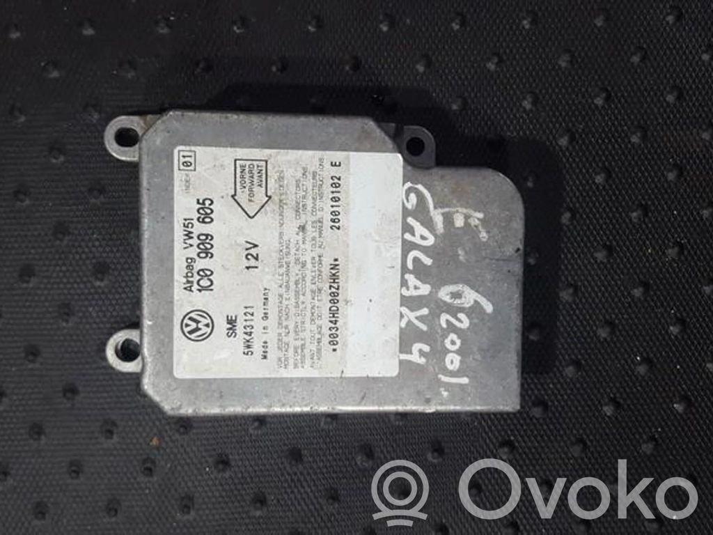 Unidad de control/módulo del Airbag   1C0909605,5WK43121,1C0909605,5WK43121