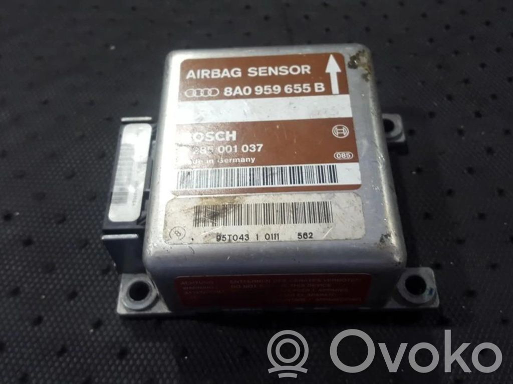 Module de contrôle airbag   0285001037,8A0959655B,0285001037,8A0959655B