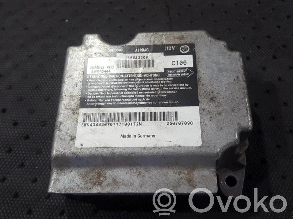 Sterownik / Moduł Airbag   60683300,25070709C,25070709C,60683300