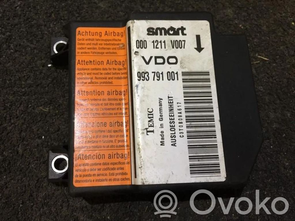 Smart ForTwo I MC01 Unitate/modul de comandă airbaguri 
