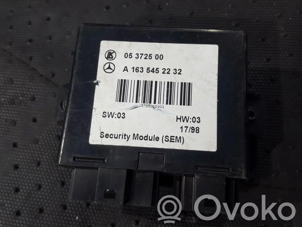 Mercedes-Benz ML W163 Autres unités de commande / modules
