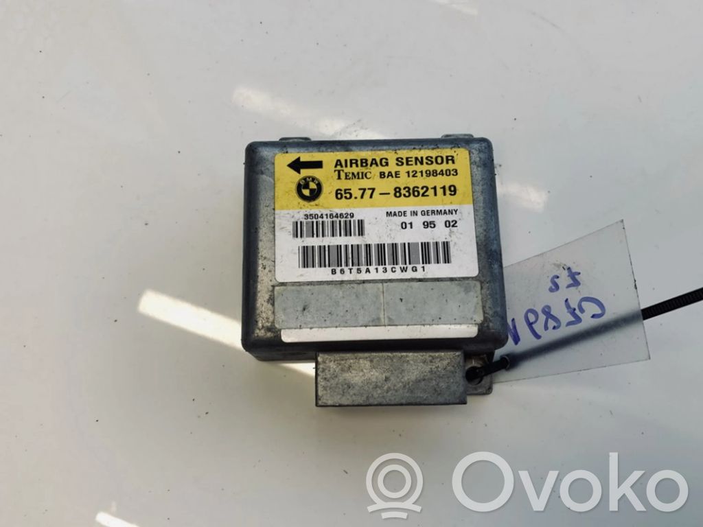 Turvatyynyn ohjainlaite/moduuli   65778362119,65778362119,12198403,65778362119,65778362119