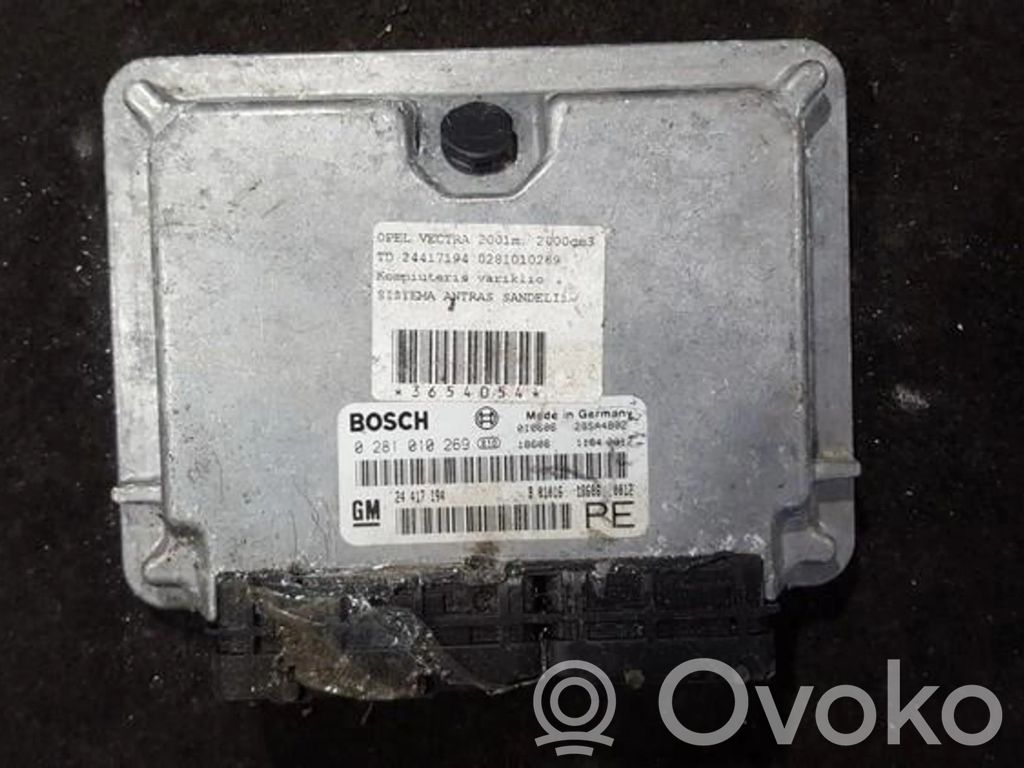 Unidad de control/módulo del motor   0281010269,24417194,0281010269,24417194