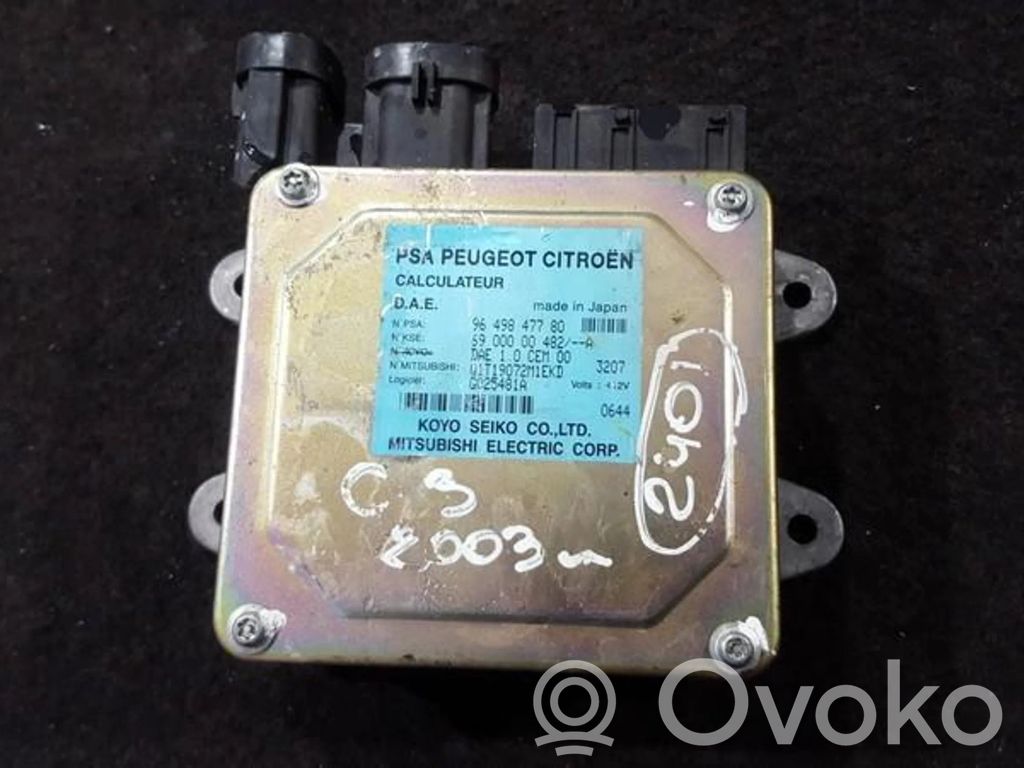 Power steering control unit/module   9649847780,6900000482A,6900000482A,9649847780