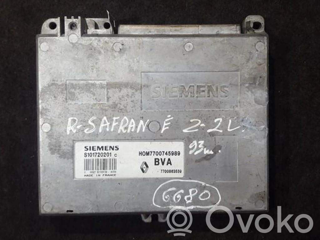 Engine control unit/module   S101720201C,HOM7700745989,HOM7700745989,S101720201C