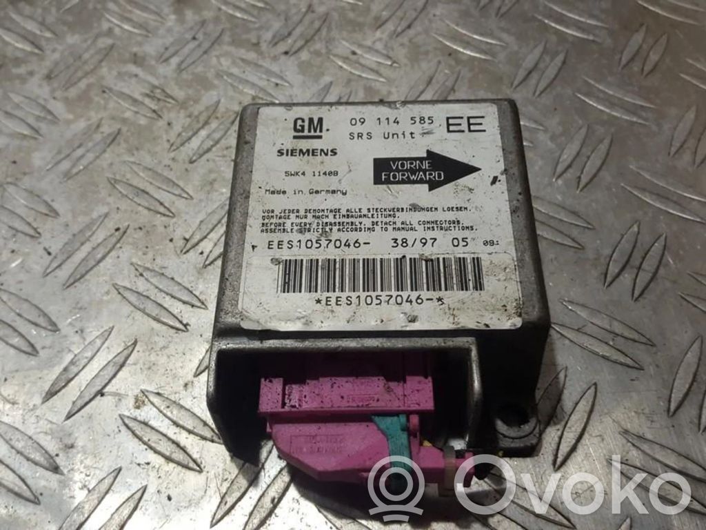 Opel Corsa B Centralina/modulo airbag 