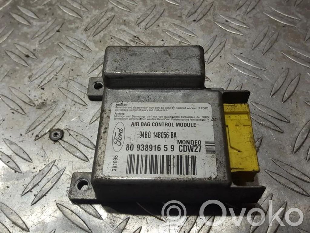 Ford Mondeo MK I Unitate/modul de comandă airbaguri 
