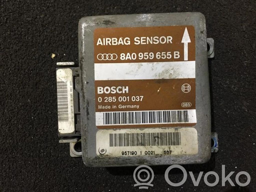 Unidad de control/módulo del Airbag   8A0959655B,0285001037,0285001037,8A0959655B