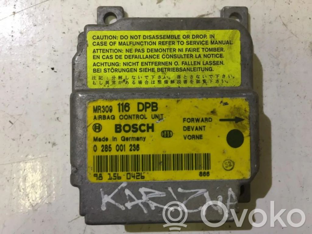 Mitsubishi Carisma Unitate/modul de comandă airbaguri 