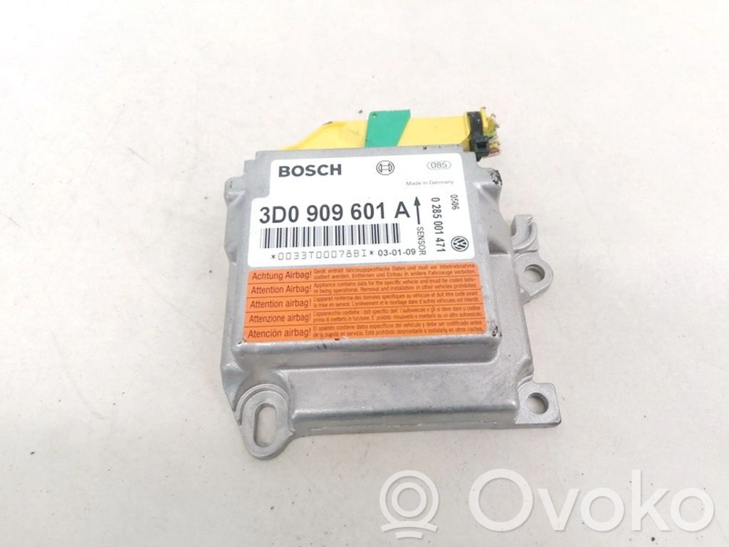 Unidad de control/módulo del Airbag   3D0909601A,028001471,028001471,3D0909601A