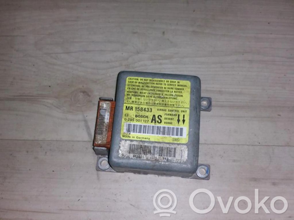 Centralina/modulo airbag   0285001127,MR158433,0285001127,MR158433