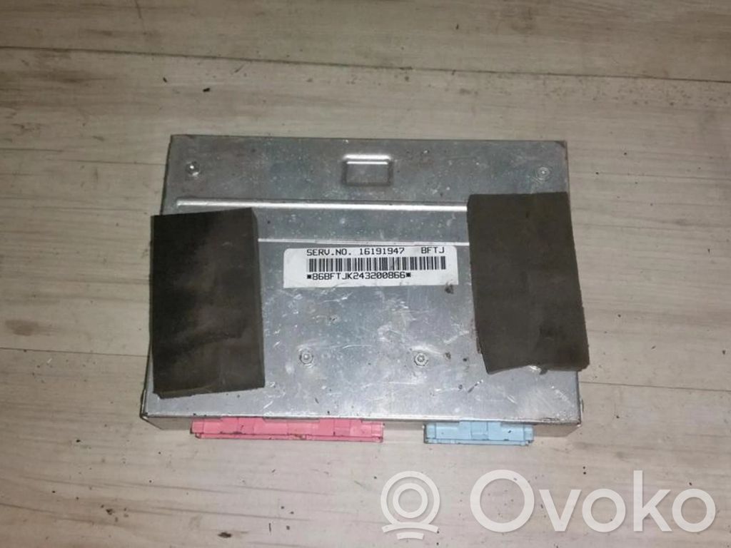 Engine control unit/module   16191947,BFTJ,16191947,BFTJ