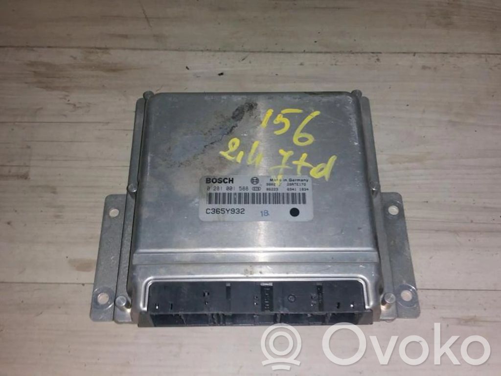Sterownik / Moduł ECU   0281001588,C365Y932,0281001588,28RTE172,69411834,980223,C365Y932
