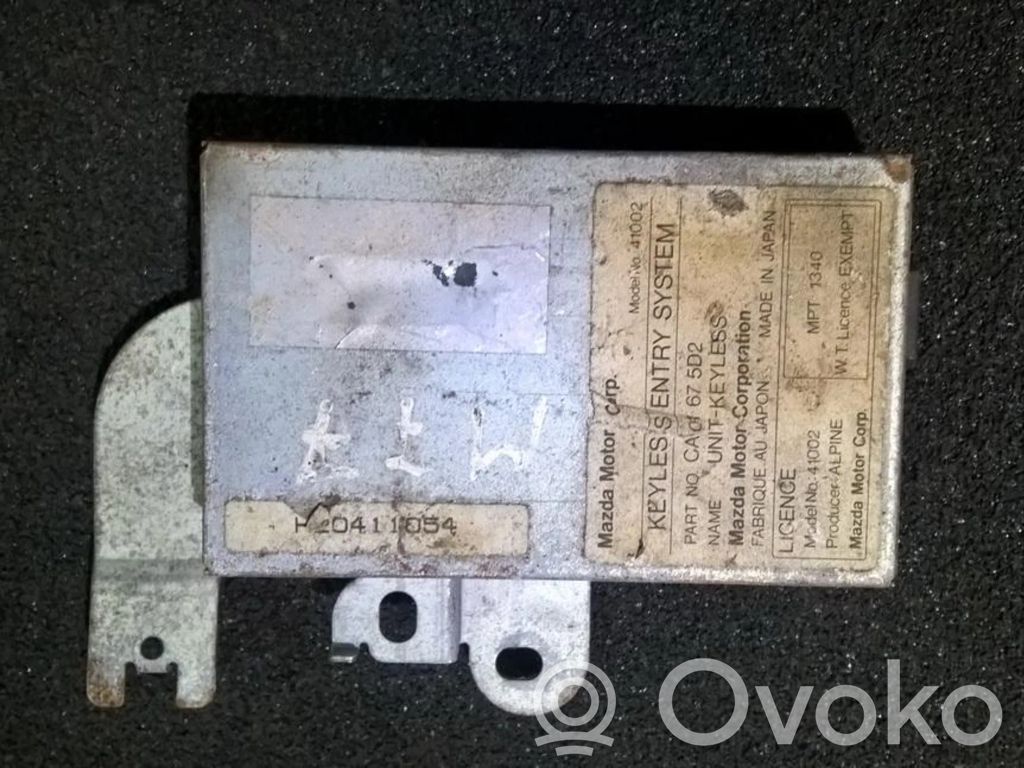 Other control units/modules   CA01675D2,CA01675D2