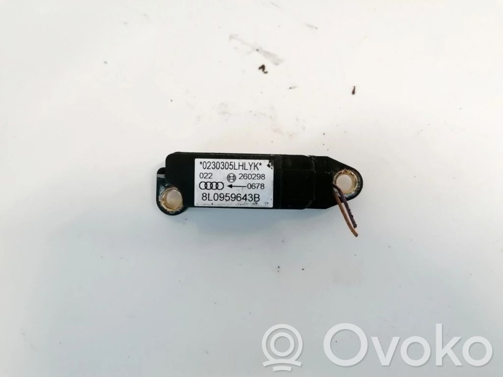 Sensor impacto/accidente para activar Airbag   8L0959643B,8L0959643B