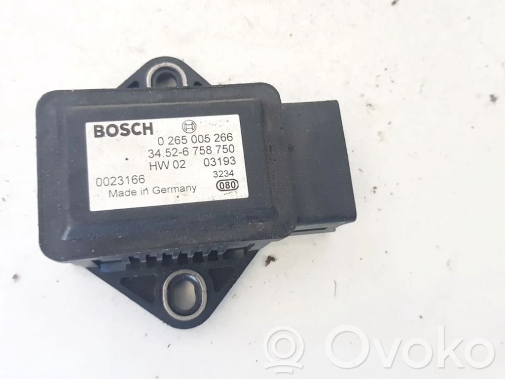 ESP acceleration yaw rate sensor   0265005266,34526758750,0023166,0265005266,34526758750
