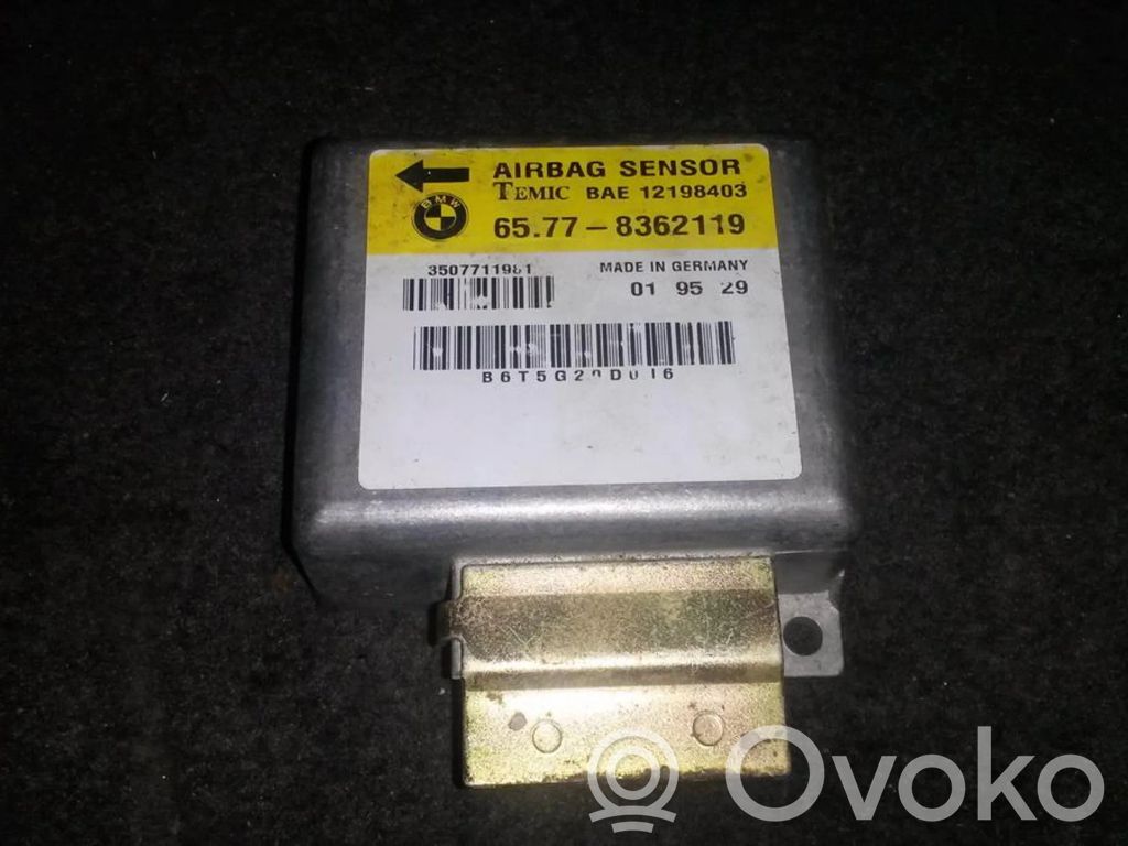 Centralina/modulo airbag   65778362119,12198403,12198403,65778362119