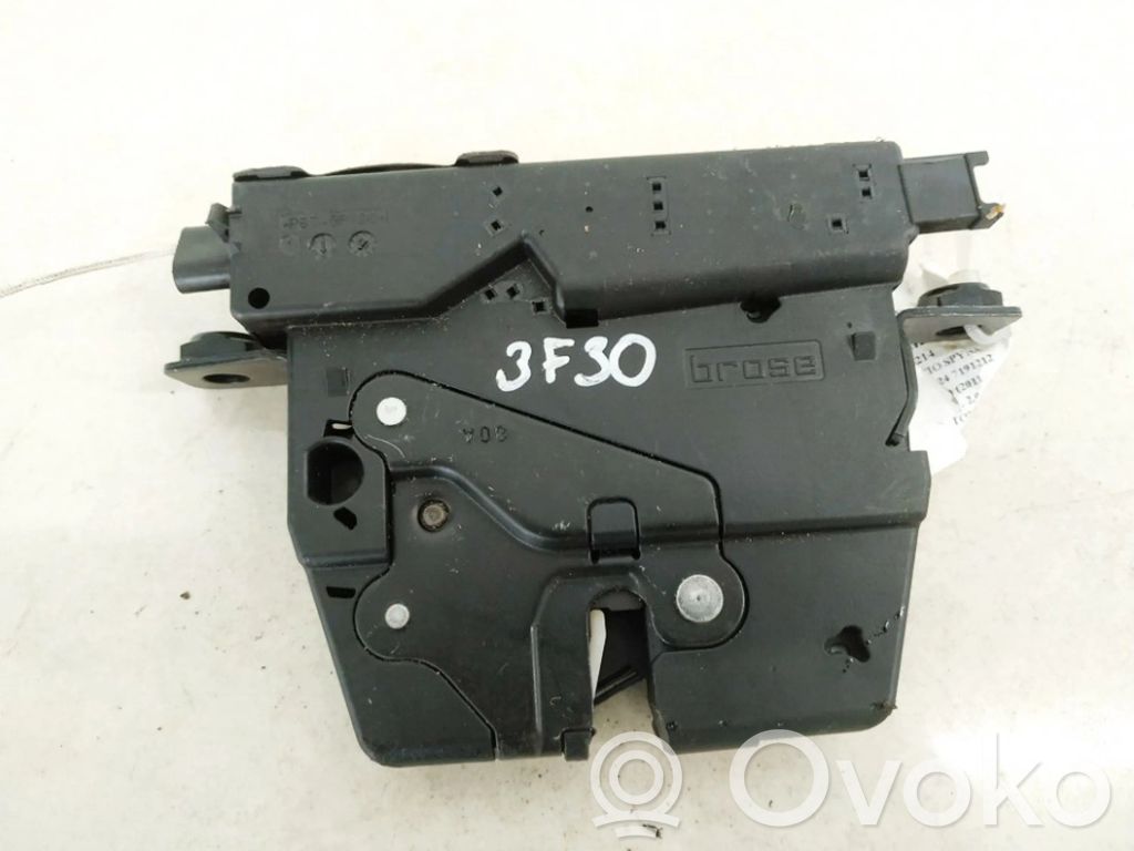 BMW 3 F30 F35 F31 Blocco/chiusura/serratura del portellone posteriore/bagagliaio