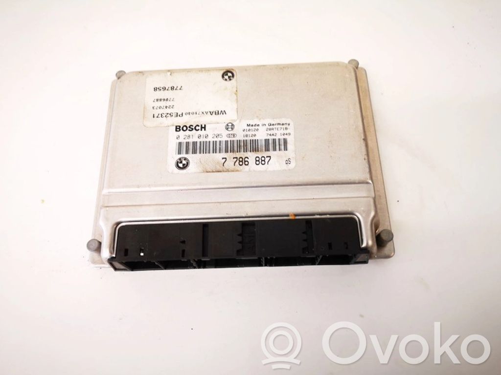 Engine control unit/module   7786887,0281010205,0281010205,7786887