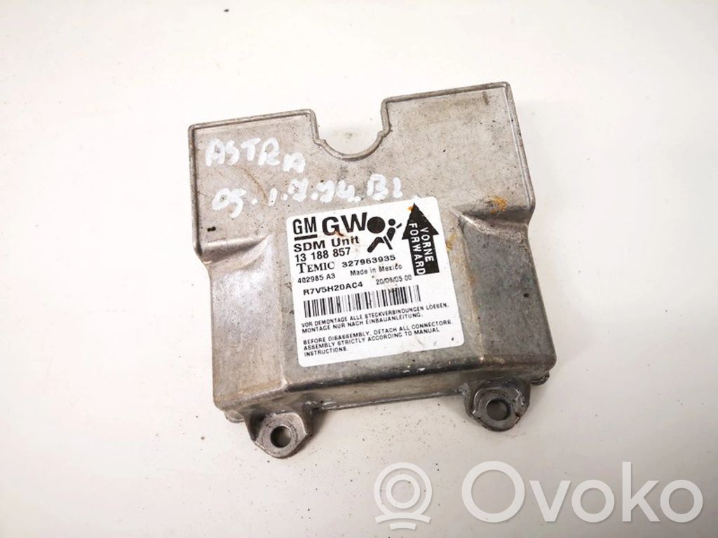Opel Astra H Centralina/modulo airbag