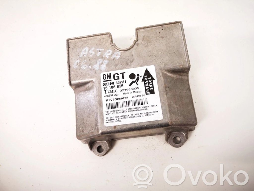 Module de contrôle airbag   13188855,327963935,13188855,327963935