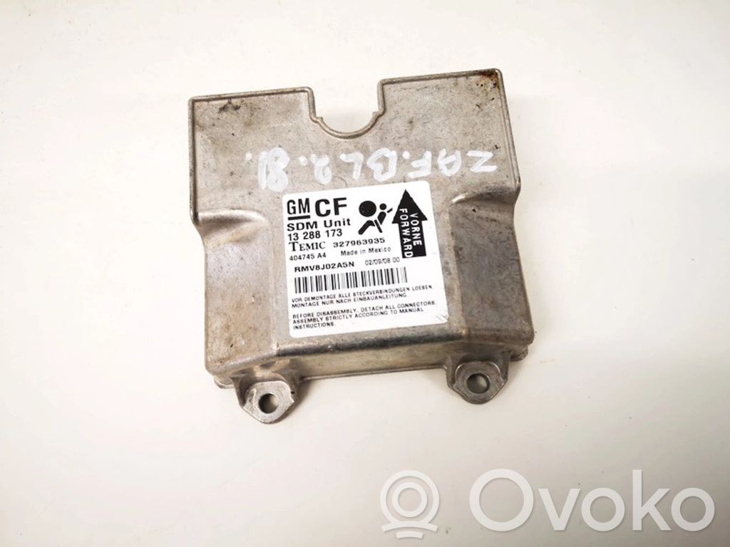 Opel Zafira B Centralina/modulo airbag