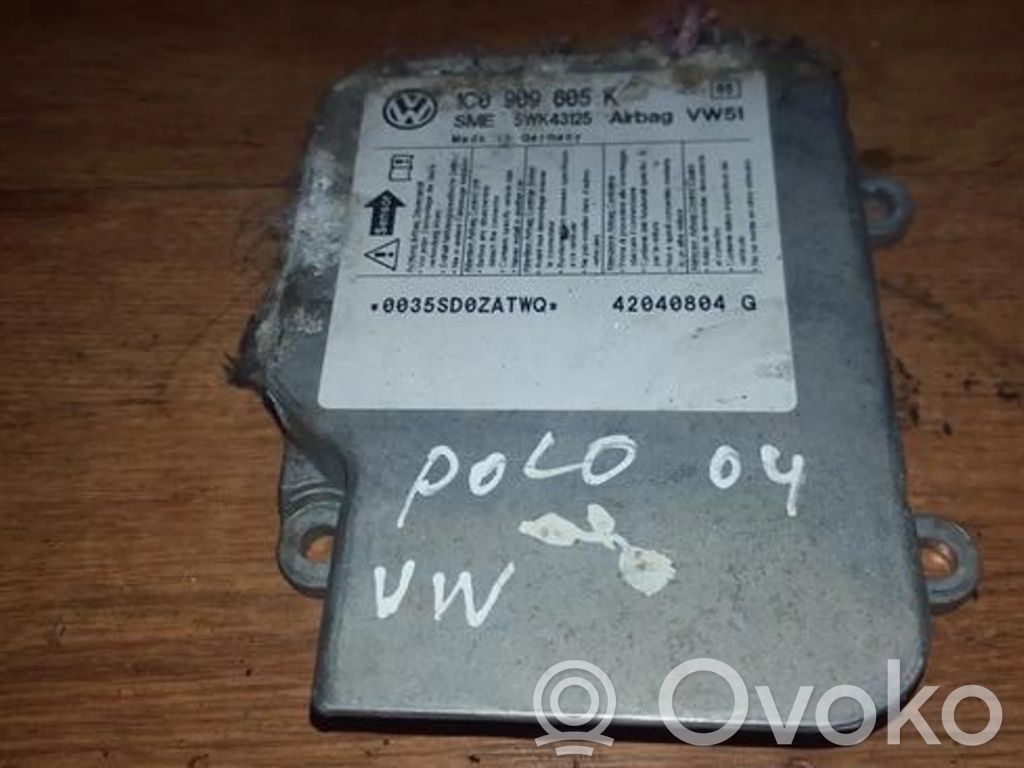 Volkswagen Polo Unitate/modul de comandă airbaguri 