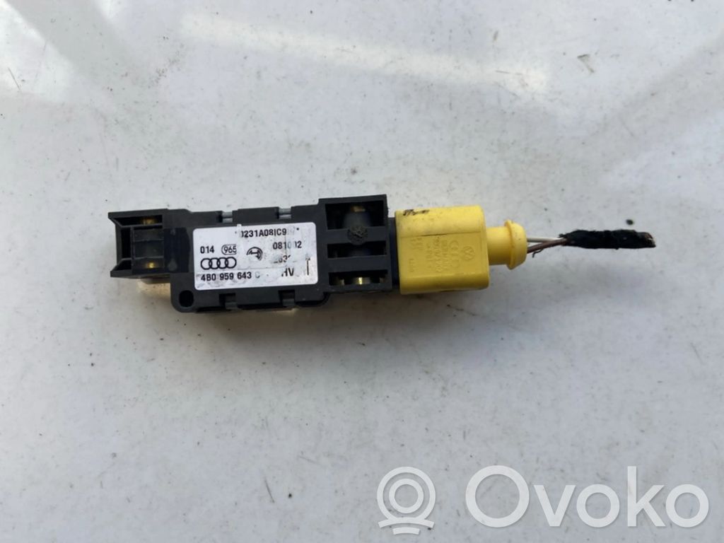 Sensor impacto/accidente para activar Airbag   4B0959643C,4B0959643C