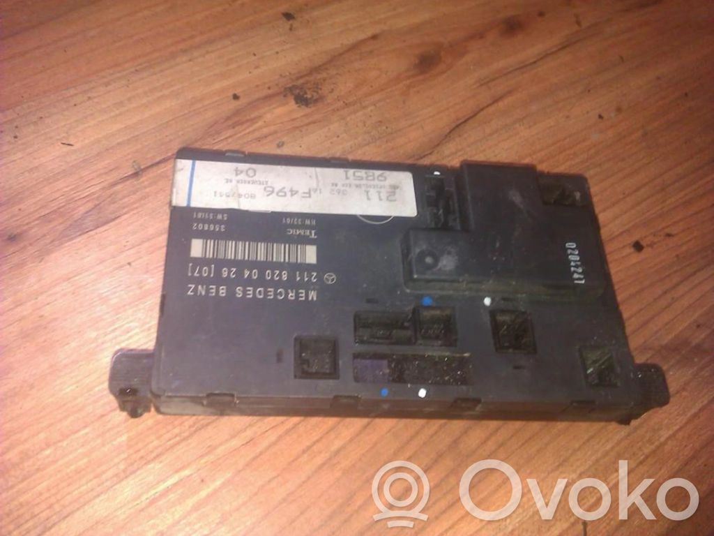 Alte unități/module de control   2118200426,2118200426,2118200426,356802,8047541,9B51,F496