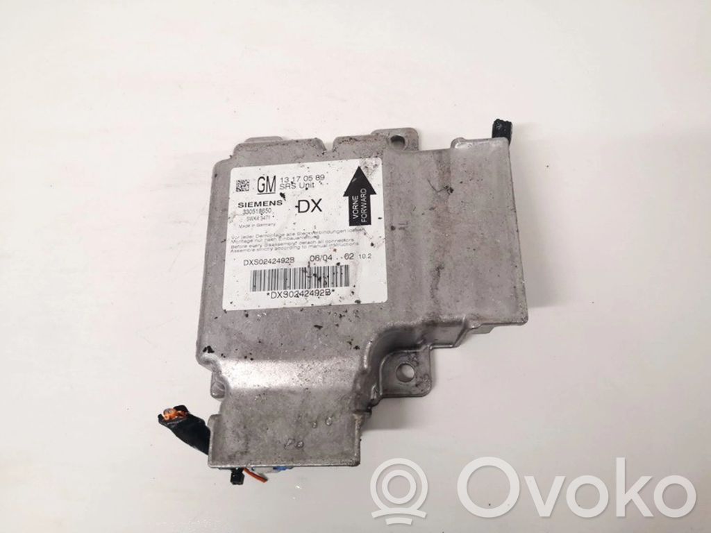 Opel Vectra C Centralina/modulo airbag 