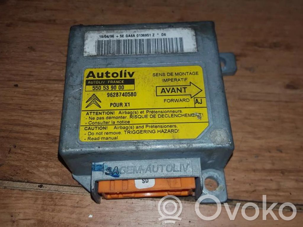Citroen Xantia Unitate/modul de comandă airbaguri 