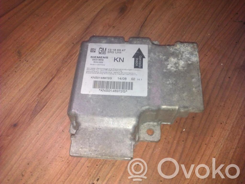 Opel Vectra C Centralina/modulo airbag 