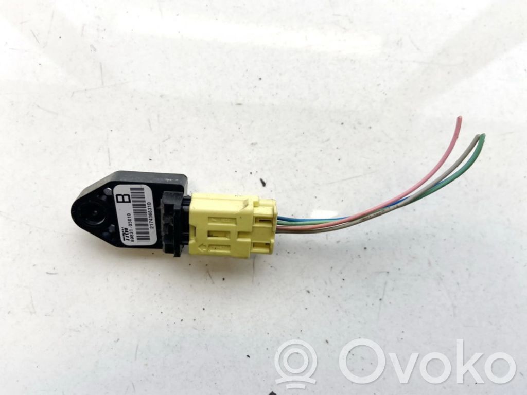 Toyota Avensis T250 Sensore d’urto/d'impatto apertura airbag