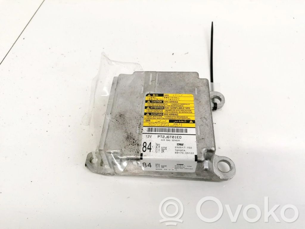 Toyota Avensis T250 Centralina/modulo airbag