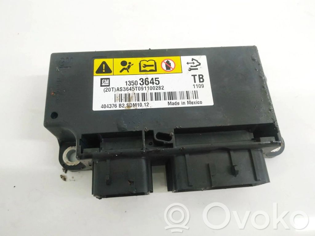 Unitate/modul de comandă airbaguri   13503645,AS3645T091100282,13503645,AS3645T091100282