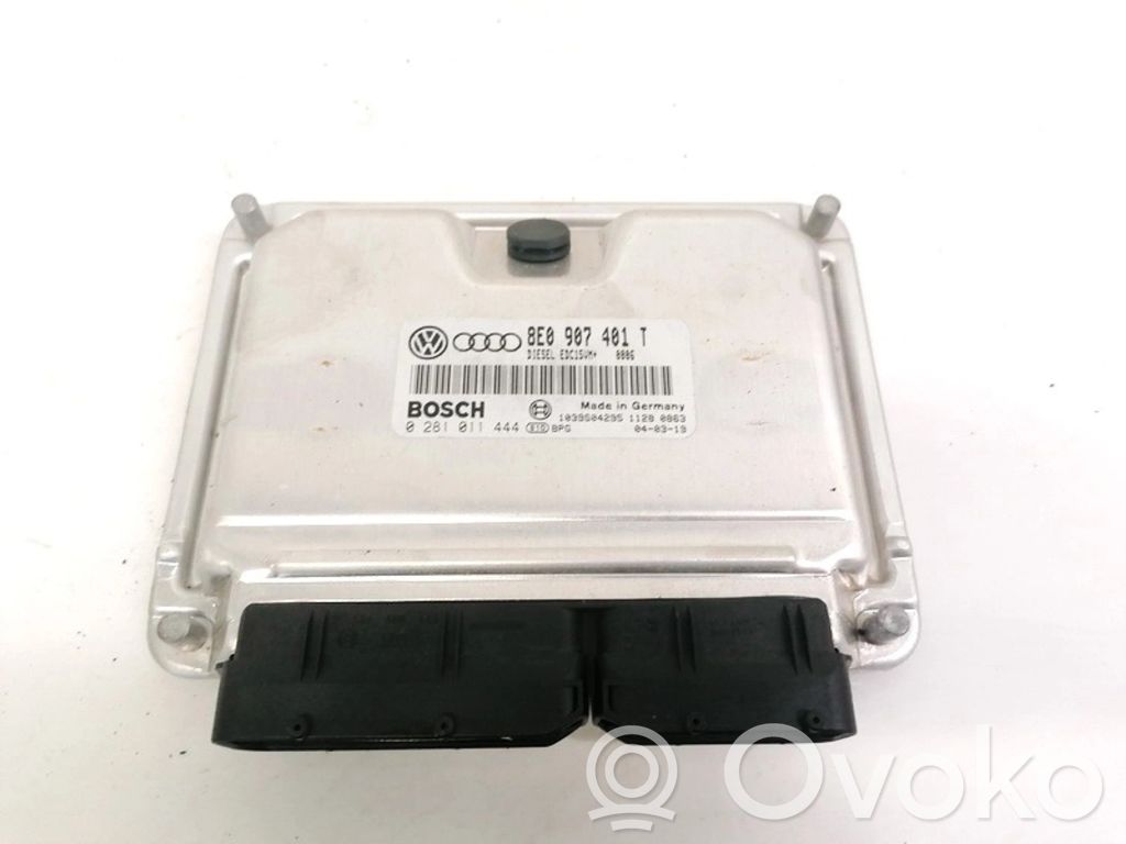 Unidad de control/módulo del motor   8E0907401T,1039S04295,0281011444,1039S04295,8E0907401T