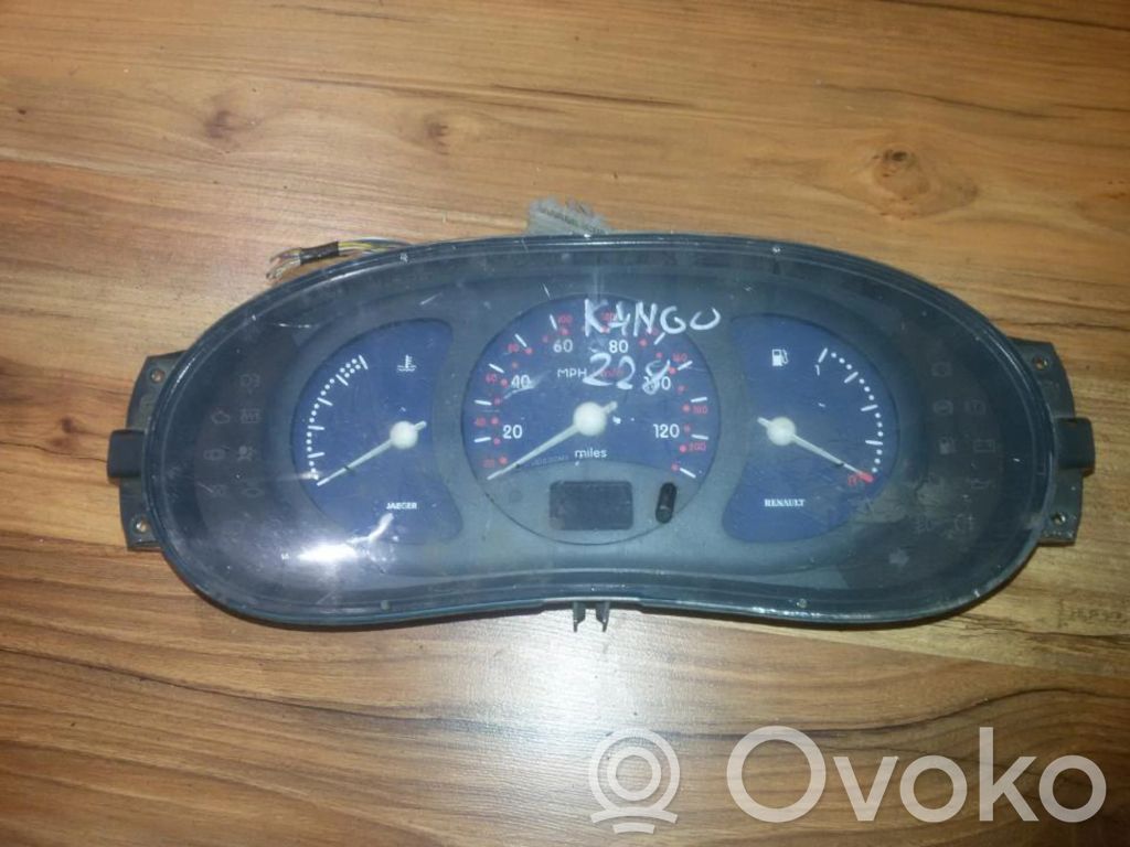 Renault Kangoo I Geschwindigkeitsmesser Cockpit 