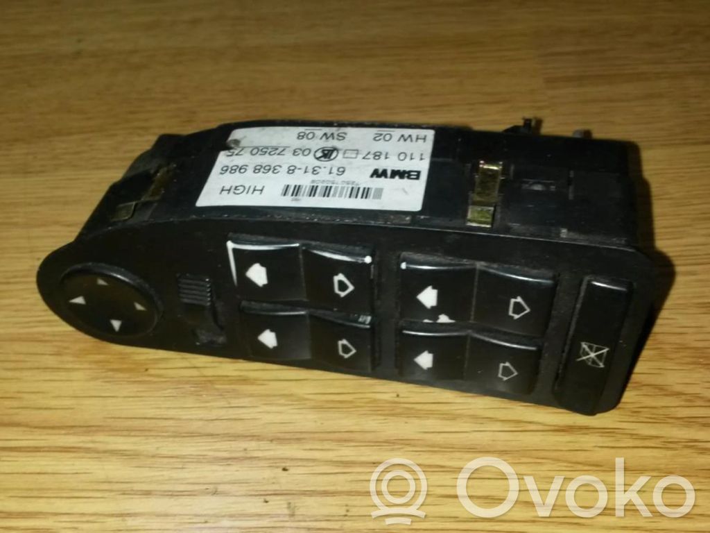 BMW 5 E39 Interruttore di controllo dell’alzacristalli elettrico 