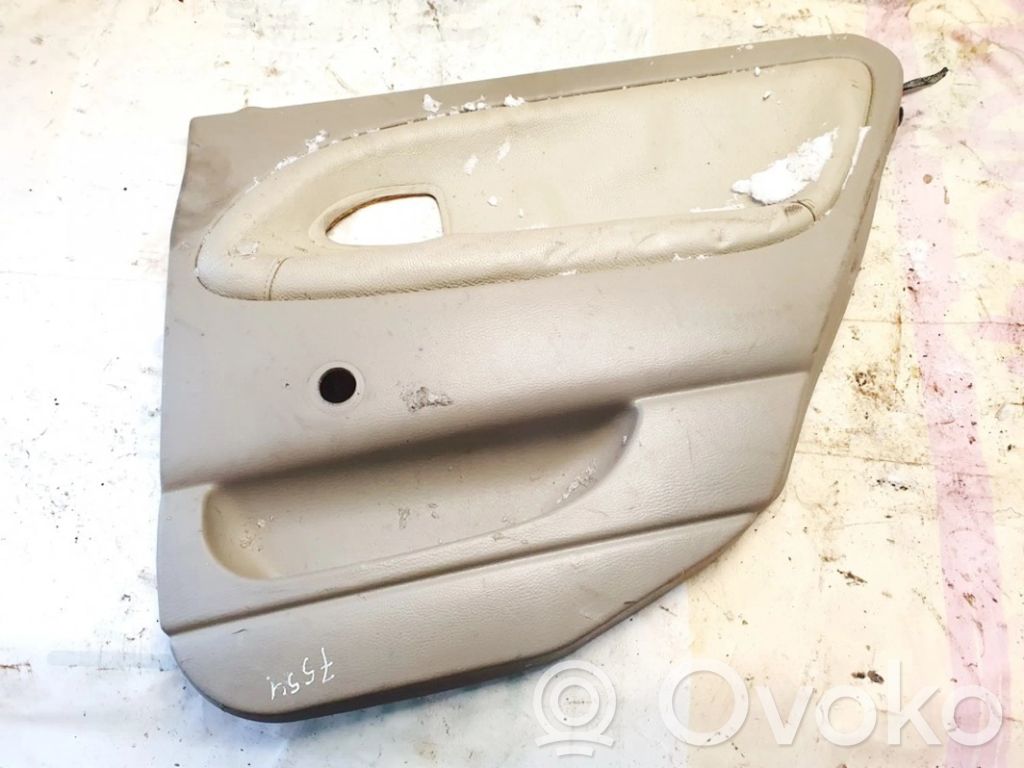 Volvo S40, V40 Moldura del tarjetero de la puerta trasera 