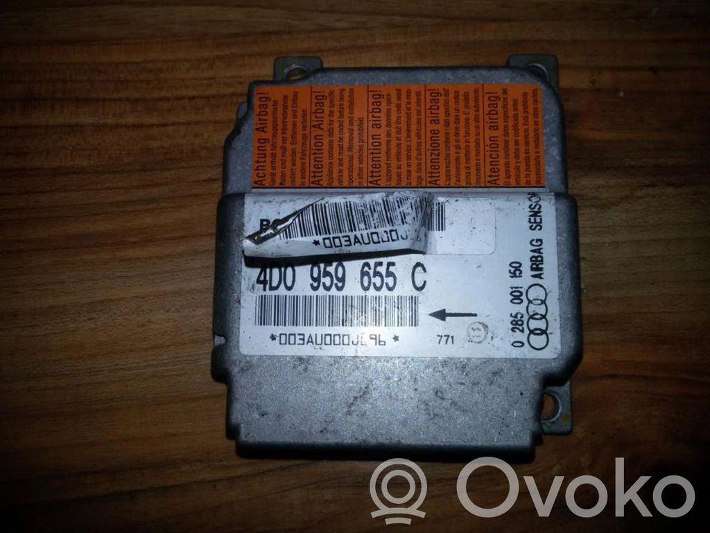 Sterownik / Moduł Airbag   4D0959655C,0285001150,0285001150,4D0959655C
