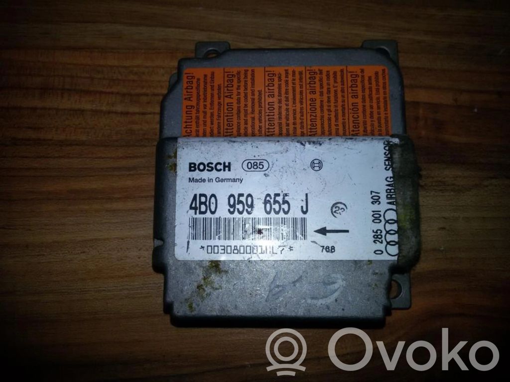 Audi A6 S6 C5 4B Centralina/modulo airbag 