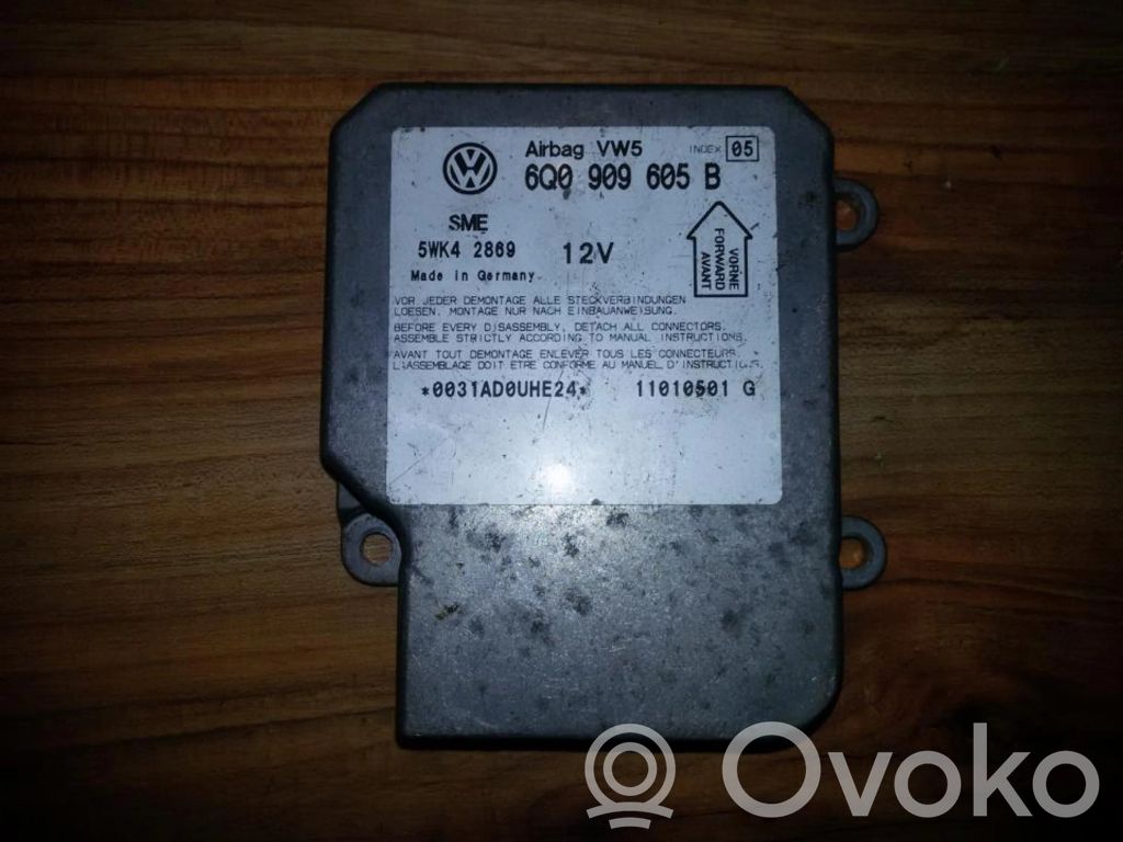 Volkswagen PASSAT B5 Unitate/modul de comandă airbaguri 