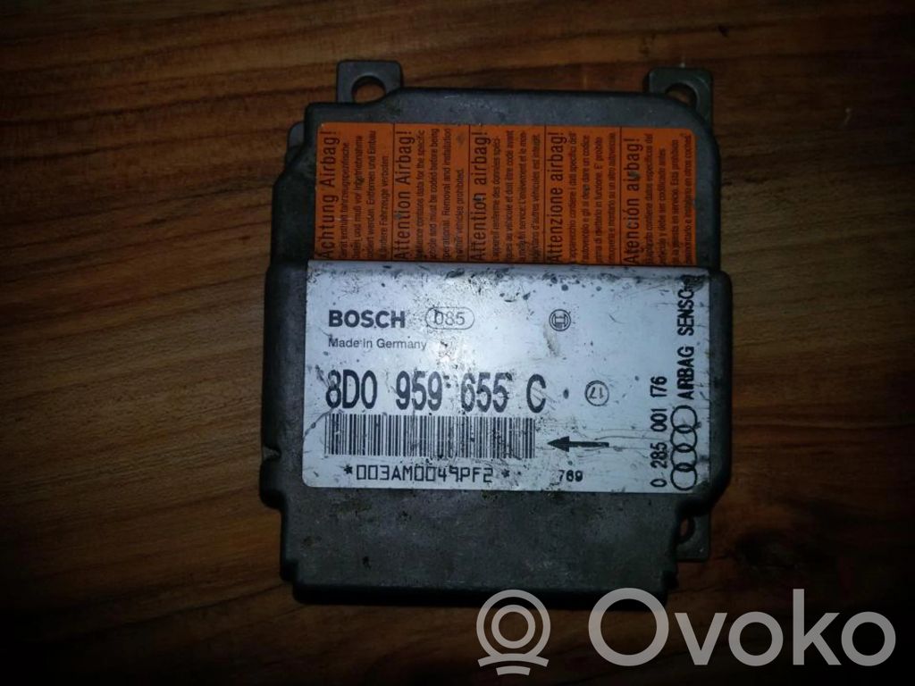 Centralina/modulo airbag   8D0959655C,8D0959655C