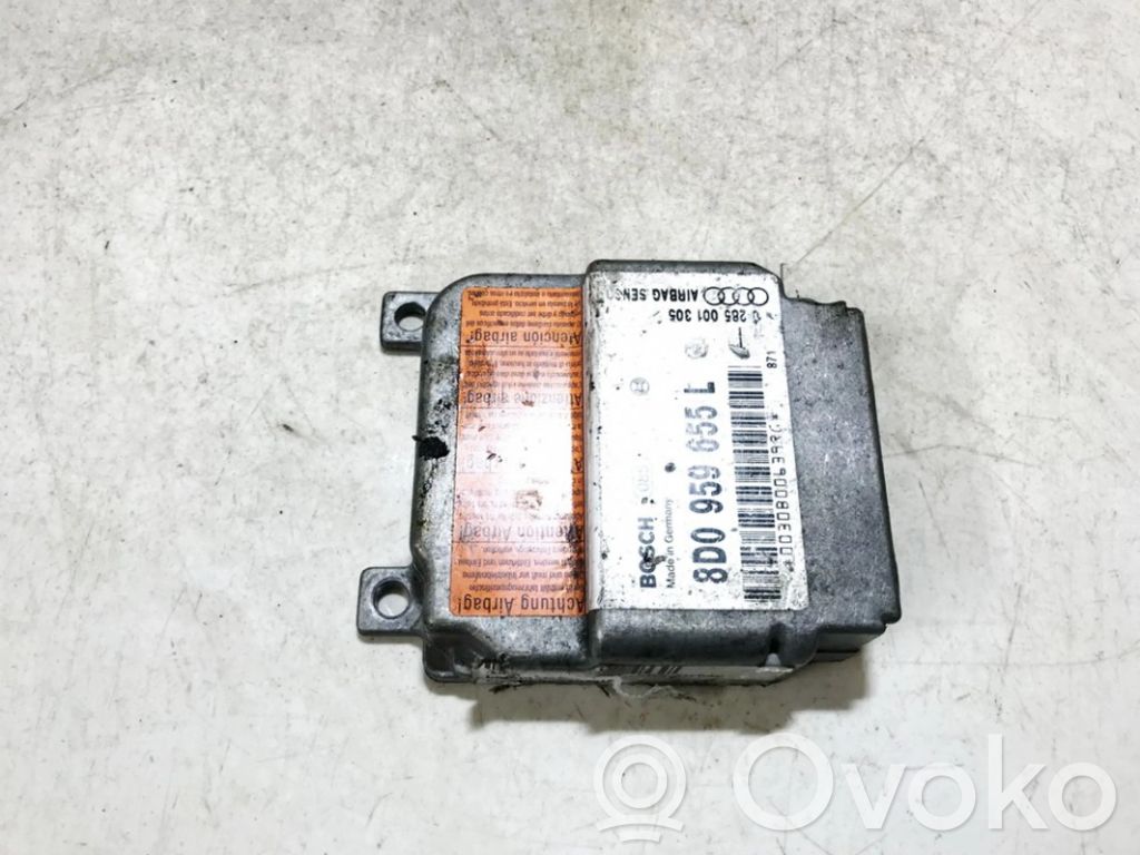 Unidad de control/módulo del Airbag   8D0959655L,0285001305,0285001305,8D0959655L