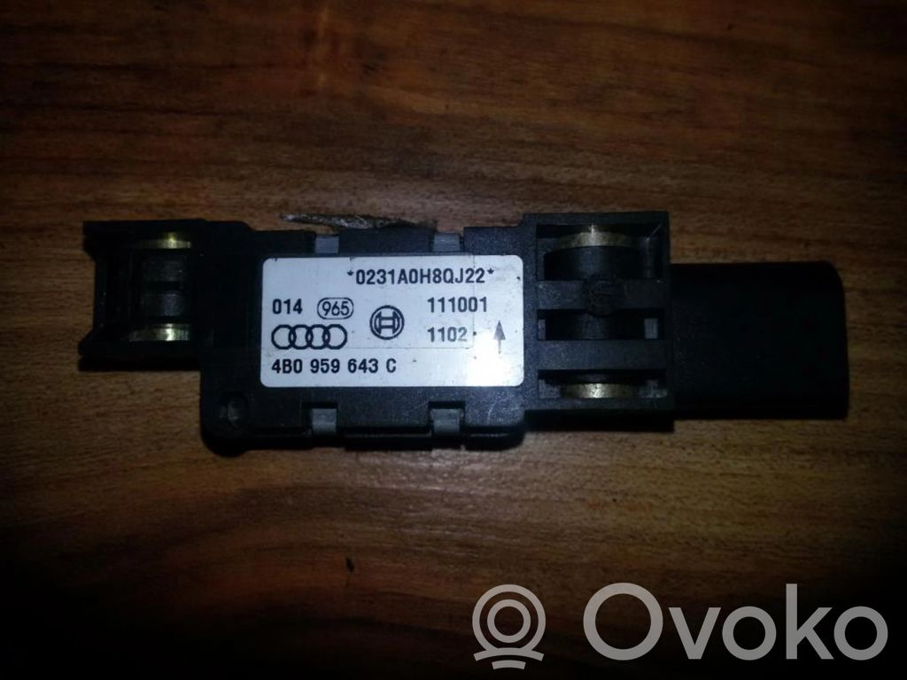 Sensor impacto/accidente para activar Airbag   4B0959643C,4B0959643C
