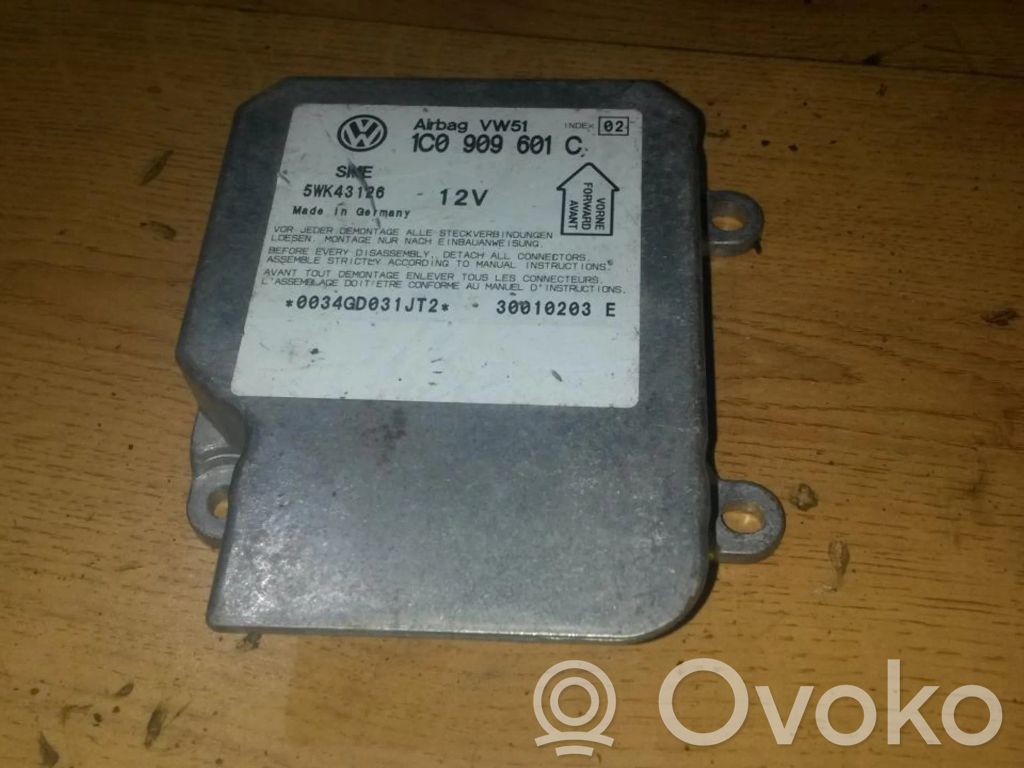 Skoda Fabia Mk1 (6Y) Unitate/modul de comandă airbaguri 