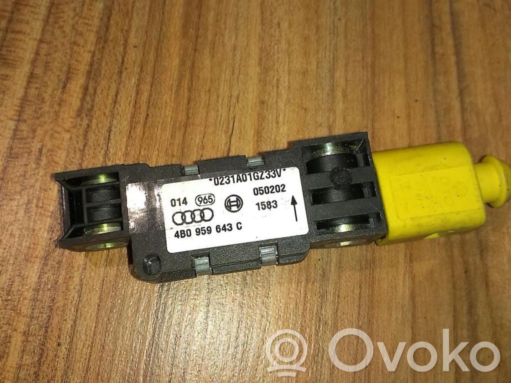 Sensor impacto/accidente para activar Airbag   4B0959643C,4B0959643C