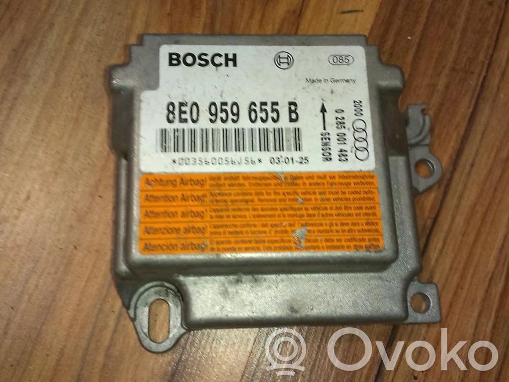 Turvatyynyn ohjainlaite/moduuli   8E0959655B,0285001483,0285001483,8E0959655B